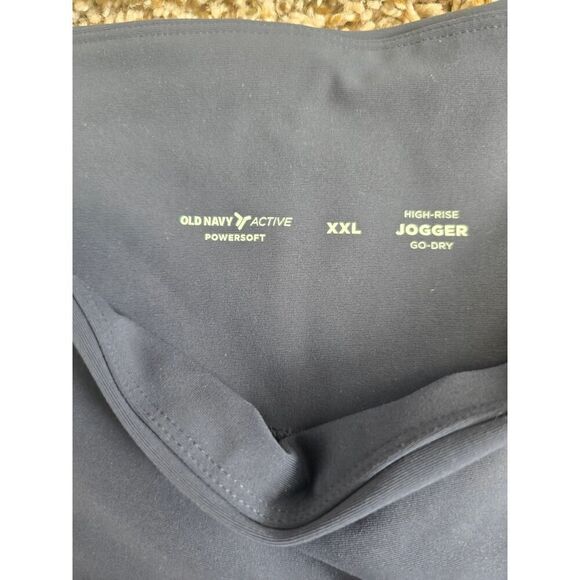 Old Navy Active Go-Dry Powersoft Joggers Gray XXL – High Rise, Plus Size Fit - Picture 4 of 7